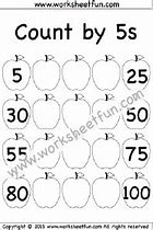 Image result for Counting by 5 Worksheets Printable