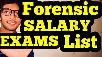 Image result for Forensic Science Salary