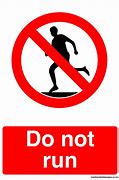 Image result for Don't Run Cartoon