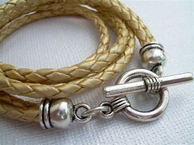 Image result for Leather Bracelet Closures