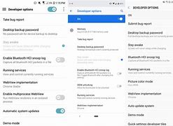 Image result for Developper Option Android 1.1