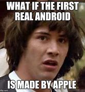 Image result for Android Logo On iPhone Meme