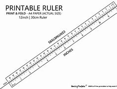 Image result for Printable Inch Ruler Actual Size