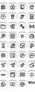 Image result for iPad App Icons with a Black Background and White Symbol