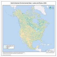 Image result for North American Map of Inland Lakes