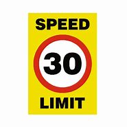 Image result for Speed Limit 30 Sign PNG