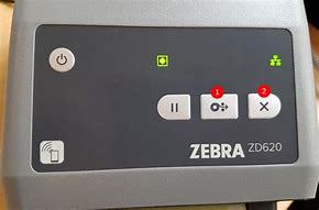 Image result for Zebra Printer Buttons