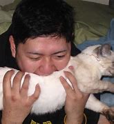 Image result for Person Eating Cat Meme