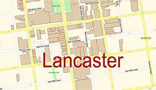 Image result for Printable Map of Lancaster PA