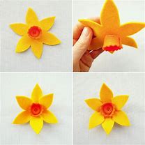 Image result for Felt Daffodil