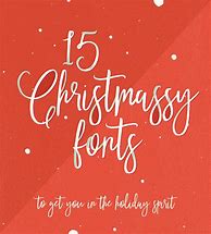 Image result for Publisher Fonts for Christmas