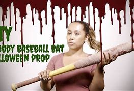 Image result for Halloween Baseball Bat