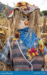 Image result for Scarecrow with Long Head