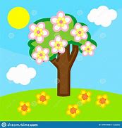 Image result for Spring Tree Cartoon