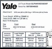 Image result for Yale Forklift 0896152