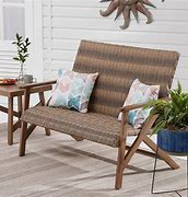 Image result for Wicker Benches Outdoor