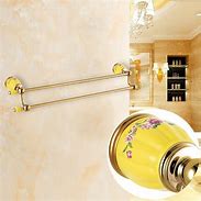 Image result for Gold Towel Holders for Bathrooms