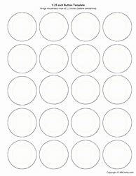 Image result for Button Size Template