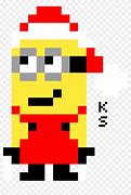 Image result for Christmas Minion Pixel Art