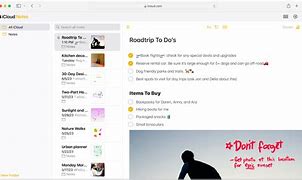 Image result for iCloud Notes Sections