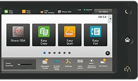 Image result for Sharp Printer Touch Screen