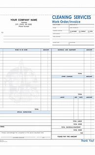 Image result for Free Cleaning Invoice Template