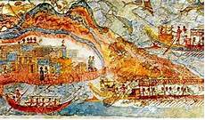 fresco ancient archaeology excavations scale minoan ship as a tool fresco ancient archaeology excavations scale minoan ship as a tool