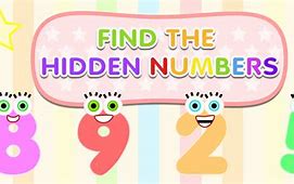 Image result for Find the Hidden Numbers 1 to 9 for Preschoolers