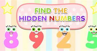 Image result for Find the Hidden Number 8