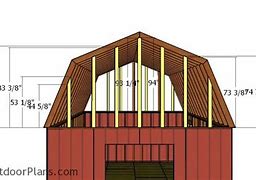 Image result for 16X20 Gambrel Roof Shed Plans