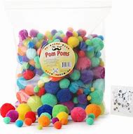 Image result for Pom Poms with Googly Eyes