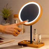 Image result for Portable Lighted Makeup Mirror