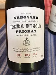 Image result for Terroir Al Limit Soc Lda Priorat L'Arbossar