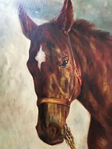 Image result for Chestnut Horse Painting