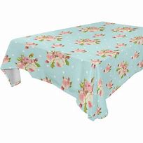 Image result for Pink Floral Tablecloth