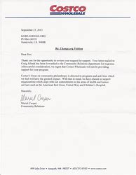 Image result for Phillip Wayt Costco Letter