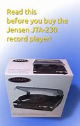 Image result for Jensen Stereo System with Turntable