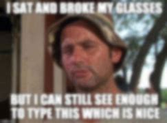 Image result for Broken Glasses Meme