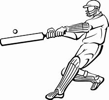 Image result for Cricketl Outline Pic