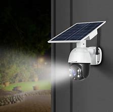 Image result for Solar Powered PTZ Security Camera