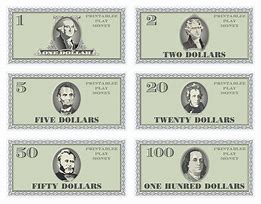 Image result for Printable Fake Money Template Customizable