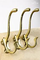 Image result for Reclaimed Wood and Brass Hooks