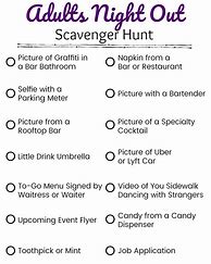 Image result for Drinking Scavenger Hunt for Adults