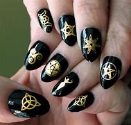 Image result for Pentagram Nail Art