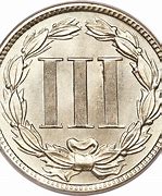 Image result for Three-Cent Piece United States Coin