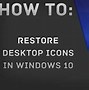 Image result for Restore Deleted Icons On Desktop