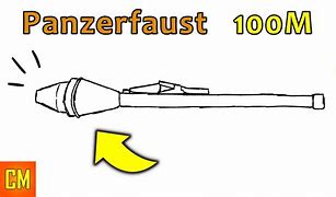 Image result for Panzerfaust Drawing