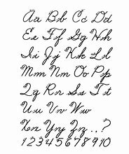 Image result for Cursive Alphabet Letters to Print