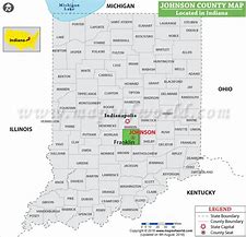 Image result for Johnson County Indiana Township Map