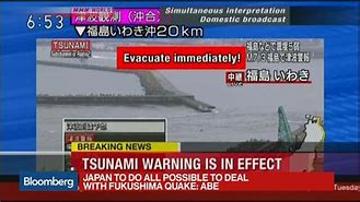 Image result for Tsunami Alert Japan